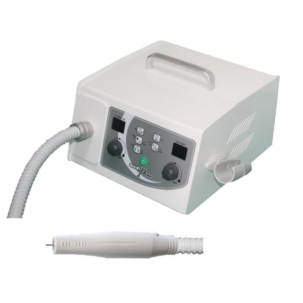 Micromotor com aspiração Medipower 30.000 R.P.M: Aspiração silenciosa e potente